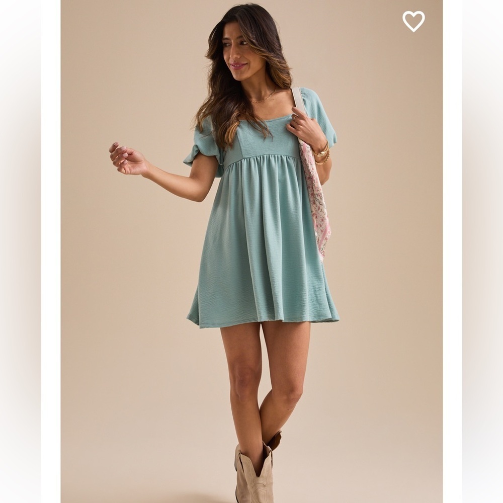 Altar’d State New With Tags Anaya Puff Sleeve Dress — image 3 of 4